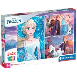 Пазл 3 в 1 Clementoni "Frozen II", 3 по 48 элементов