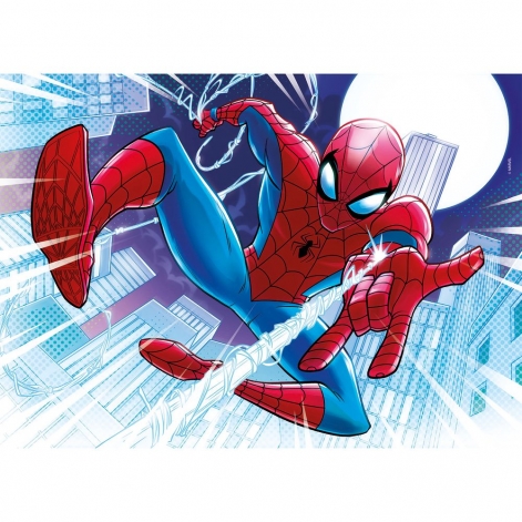 Пазл, светящийся в темноте Clementoni "Spider-Man", серия "Glowing", 104 элемента - lebebe-boutique - 2
