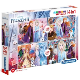 Пазл 4 в 1 Clementoni "Frozen II"