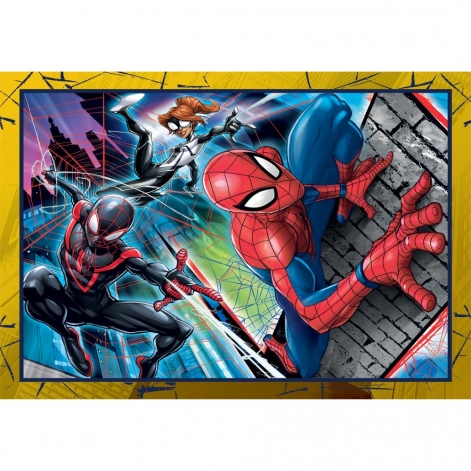Пазл 4 в 1 Clementoni "Spider-Man", 12,16,20 и 24 элемента - lebebe-boutique - 2
