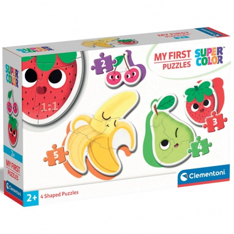 Пазл 4 в 1 Clementoni "Fruits", серия "My First Puzzles"