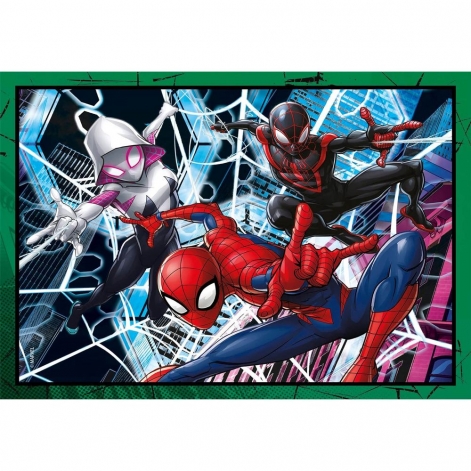 Пазл 4 в 1 Clementoni "Spider-Man", 12,16,20 и 24 элемента - lebebe-boutique - 3