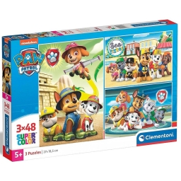 Пазл 3 в 1 Clementoni "Superhero Paw Patrol", 3 по 48 элементов