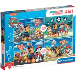 Пазл 4 в 1 Clementoni "Paw Patrol"