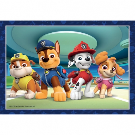 Пазл 4 в 1 Clementoni "Paw Patrol", 12,16,20 и 24 элемента - lebebe-boutique - 5