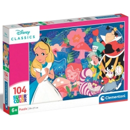 Пазл Clementoni "Alice in Wonderland", 104 элемента