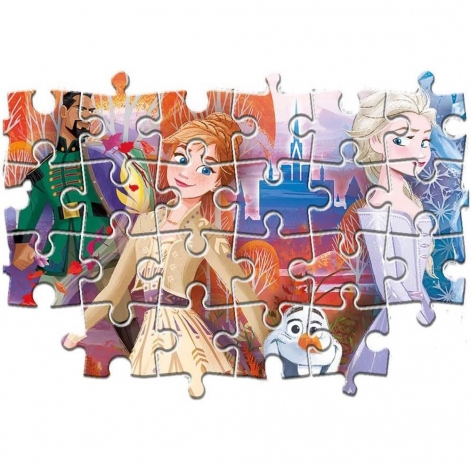 Пазл Clementoni "Frozen II", 2 шт. по 20 элементов - lebebe-boutique - 4