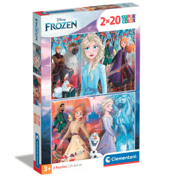 Пазл Clementoni "Frozen II", 2 шт. по 20 элементов