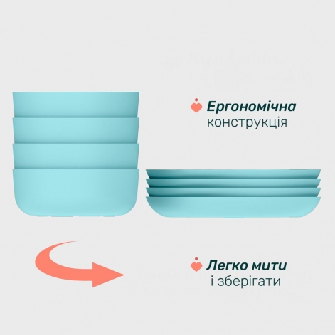 Набор тарелок "Dish Set" 12м+ - lebebe-boutique - 7