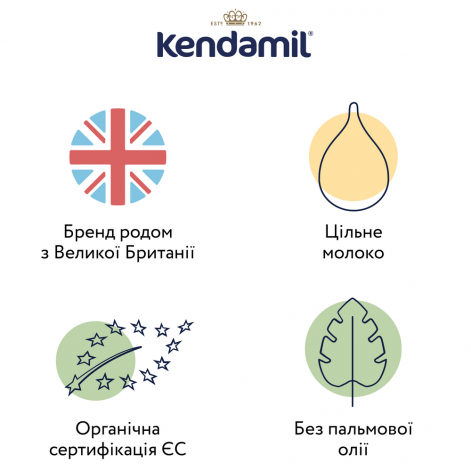 Kendamil Органическая детская сухая молочная смесь 2 этап с 6 до 12 месяцев, 800 г - lebebe-boutique - 5