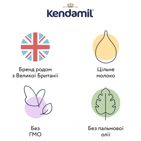 Kendamil Comfort Детская сухая молочная смесь против коликов и запоров, с 0-12 месяцев, 800 г - lebebe-boutique - 2
