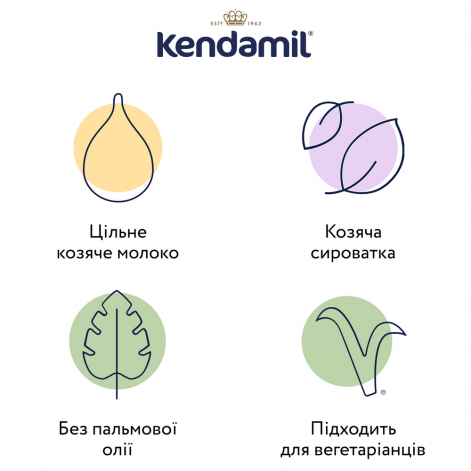 Kendamil® Детская сухая молочная смесь на основе козьего молока 3 этап, 800 г - lebebe-boutique - 5