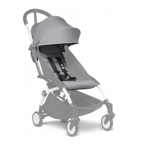 Комплект цветной Stokke® YOYO® 6+ (капюшон и доп. мягкая вкладка), цв. серый (Stone)