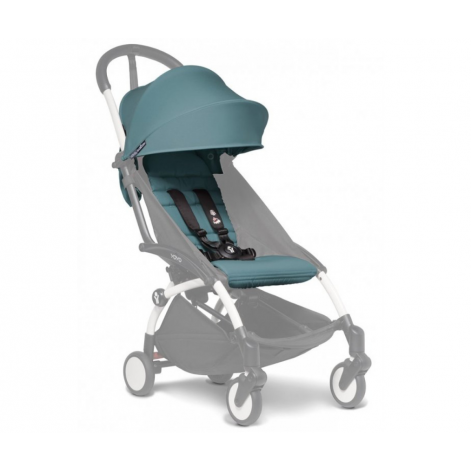 Комплект цветной Stokke® YOYO® 6+ (капюшон и доп. мягкая вкладка), цв. морская волна (Aqua)