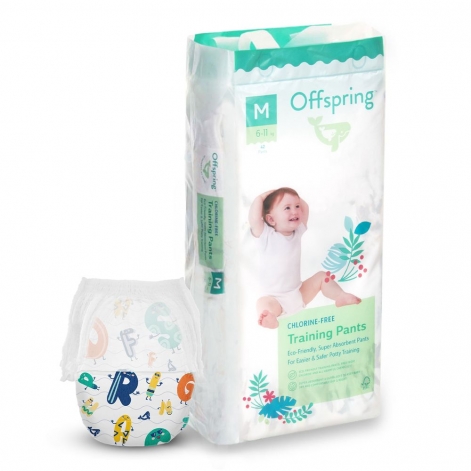Подгузники-трусики Offspring® размер M, 6-11 кг, 42 шт., Буквы