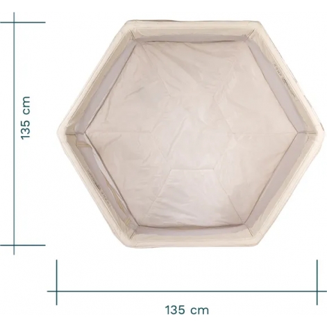 Детская манеж Hexa, цвет бежевый - lebebe-boutique - 6