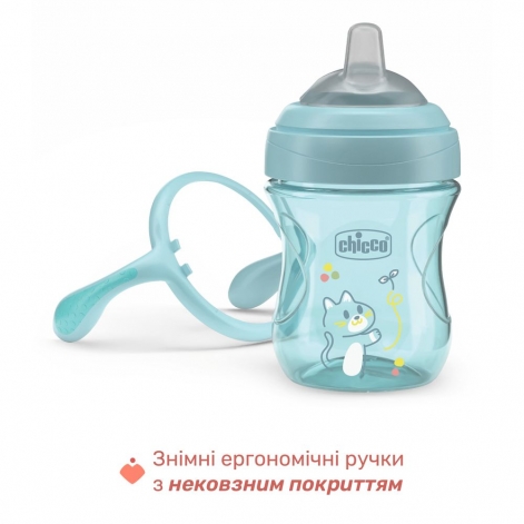 Поильник с мягким носиком "Transition Cup", 200 мл, 4м+ - lebebe-boutique - 5