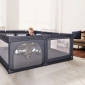 Манеж Playpark (з 48 кульками)  BabyGO (сірий)  - lebebe-boutique - 4