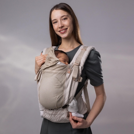 Эрго-рюкзак ONE Cotton+Bamboo - Пустыня Love & Carry - lebebe-boutique - 5