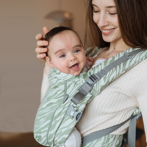 Ерго-рюкзак ONE Cotton+Bamboo - Лемонграс Love & Carry - lebebe-boutique - 3