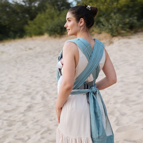 Слинг ЛавТай Organic - Аквамарин Love & Carry - lebebe-boutique - 2