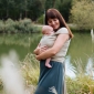 Трикотажний слінг-шарф - Печиво  Love & Carry - lebebe-boutique - 2
