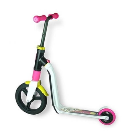 Самокат Scoot and Ride серии Highwayfreak 3.0 белый/розовый/желтый, 3-5 лет до 50 кг - lebebe-boutique - 2