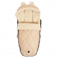 Чохол зимовий для ніг та вкладка для візочка XL EARS WOOL 2 в 1, світло-бежевий - lebebe-boutique - 3