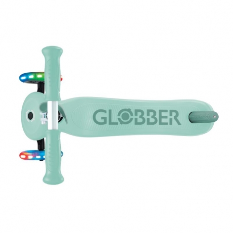 Самокат GLOBBER серии GO UP SPORTY мятно-фисташковый, до 20/50кг, 1+, светящиеся колеса. - lebebe-boutique - 11