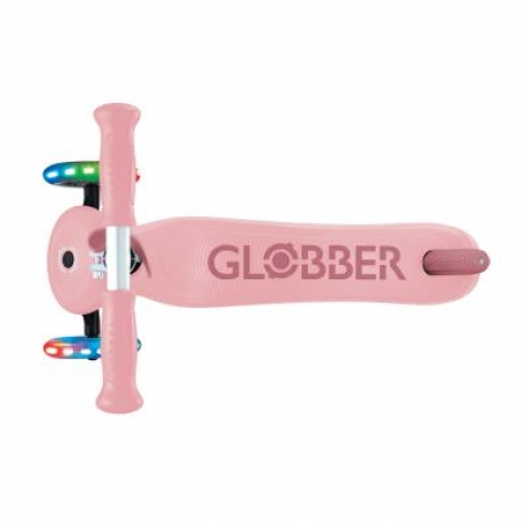 Самокат GLOBBER серии GO UP SPORTY пастельно-розовый, до 20/50кг, 1+, светящиеся колеса. - lebebe-boutique - 11