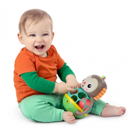 Игрушка-погремушка музыкальная "Grab & Giggle Monkey™" Bright Starts™ - lebebe-boutique - 3