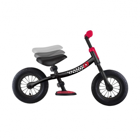 Беговел (самокат) GLOBBER серии GO BIKE AIR, черно-красный, до 20кг, 3+, 2 цв. - lebebe-boutique - 2