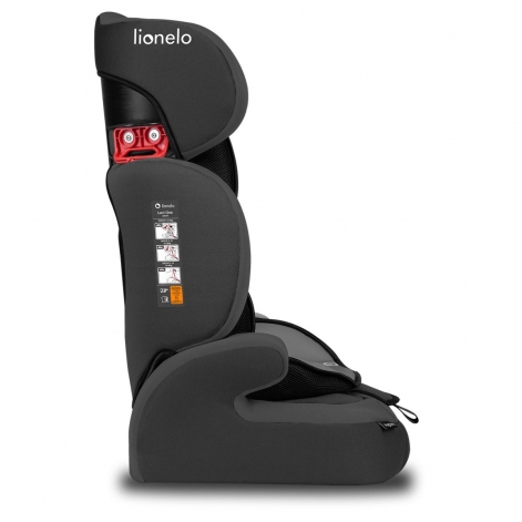 Дитяче автокрісло Lionelo  LEVI ONE BLACK - lebebe-boutique - 4