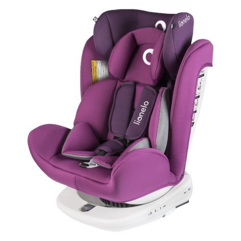 Детское автокресло Lionelo BASTIAAN VIOLET (white base)