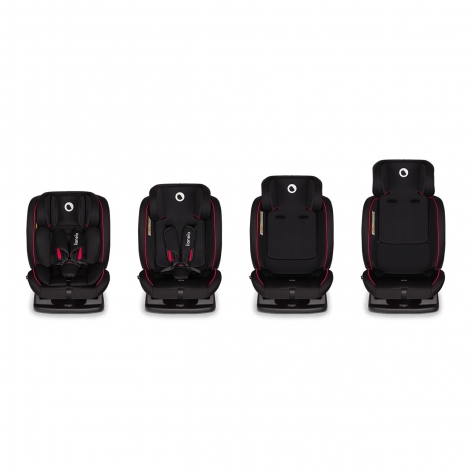 Детское автокресло Lionelo AART BLACK CARBON RED - lebebe-boutique - 3