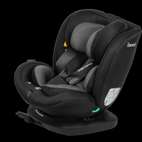 Дитяче автокрісло Lionelo BASTIAAN I-SIZE BLACK GREY - lebebe-boutique - 2