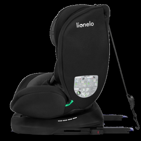 Дитяче автокрісло Lionelo BASTIAAN I-SIZE BLACK GREY - lebebe-boutique - 3