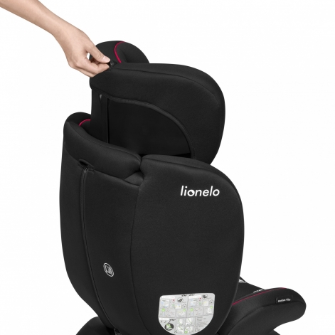 Детское автокресло Lionelo BASTIAAN I-SIZE BLACK RED - lebebe-boutique - 9