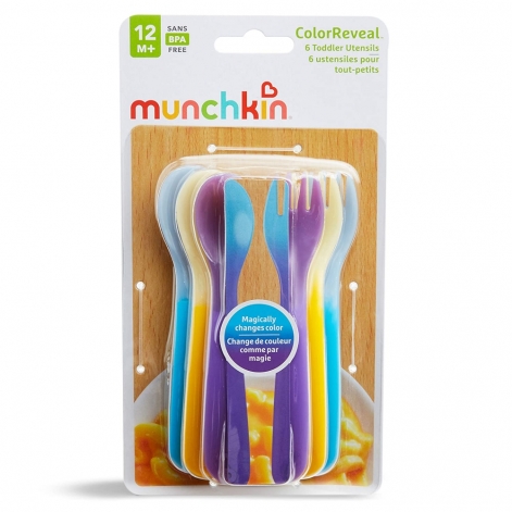 Набор Munchkin ColorReveal: 3 ложки и 3 вилки - lebebe-boutique - 6