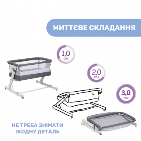 Детская кроватка Chicco Next2Me Pop Up - lebebe-boutique - 3