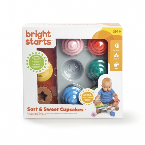 Іграшка-сортер Bright Starts "Sort & Sweet Cupcakes" - lebebe-boutique - 11