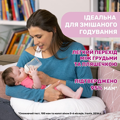 Пляшечка пластик Chicco Natural Feeling NEW, 150 мл, 0м+ - lebebe-boutique - 4