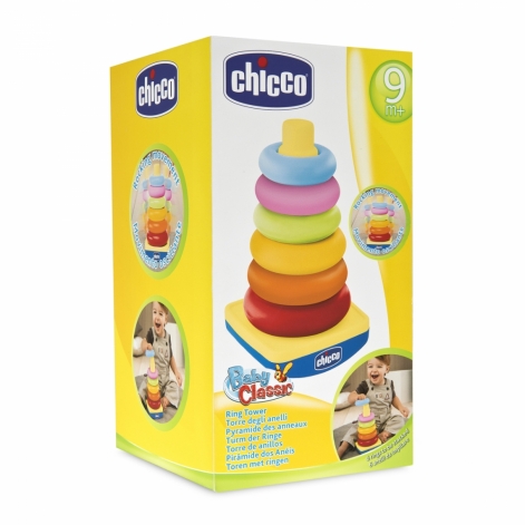Іграшка-пірамідка Chicco "Вежа" - lebebe-boutique - 2