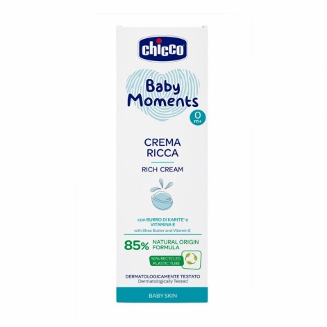 Крем питательный Chicco Baby Moments с маслом ши, 100 мл - lebebe-boutique - 2