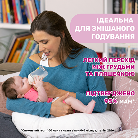 Бутылочка пластик Chicco Natural Feeling NEW, 330 мл, 6м+ - lebebe-boutique - 4