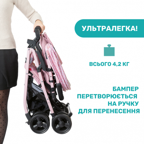 Прогулочная коляска Chicco Ohlala 3 Candy Pink - lebebe-boutique - 3
