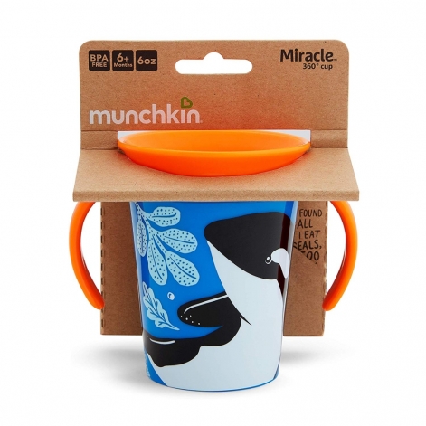 Чашка непроливная Munchkin "Miracle 360 WildLove", 177 мл - lebebe-boutique - 6