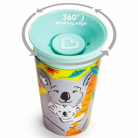 Чашка непроливная Munchkin "Miracle 360 WildLove Koala", 266 мл - lebebe-boutique - 4