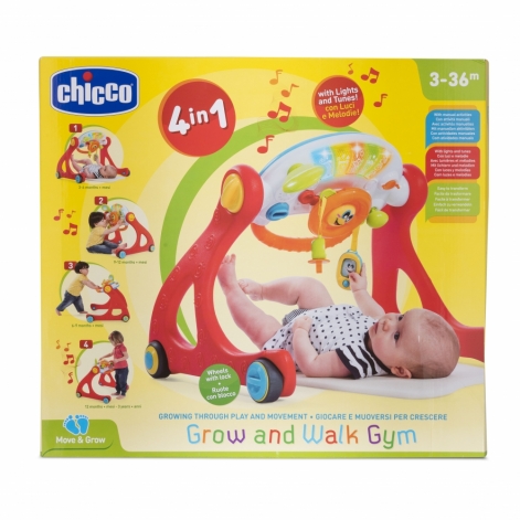 Игровой развивающий центр 4 в 1 Chicco "Grow And Walk" - lebebe-boutique - 11