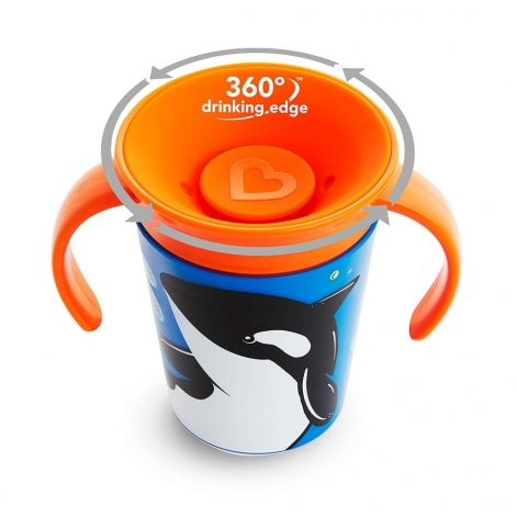 Чашка непроливная Munchkin "Miracle 360 WildLove", 177 мл - lebebe-boutique - 3